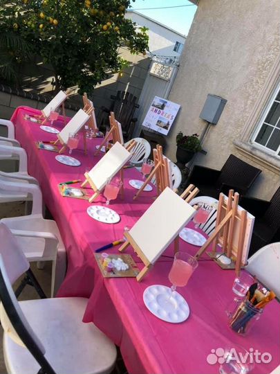 Арт вечеринка, мастер класс по рисовпнию