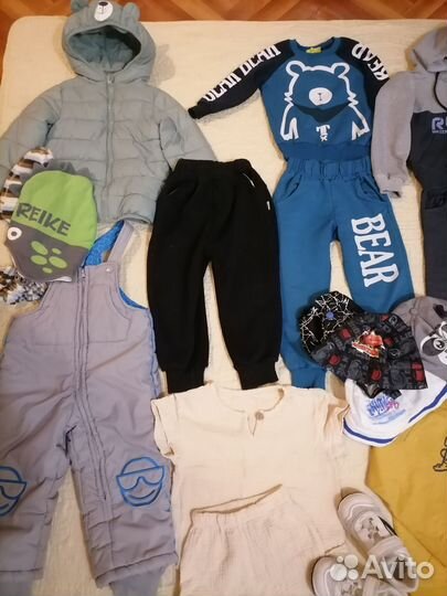 Вещи пакетом на мальчика 92 98