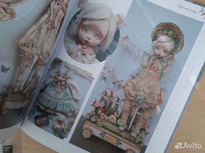 Шарнирная кукла в смешанной технике Инякина Полина