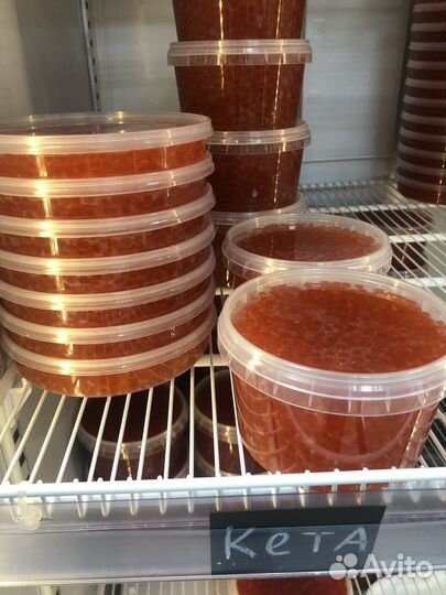 Икра горбуши, нерки, кеты, кижуча