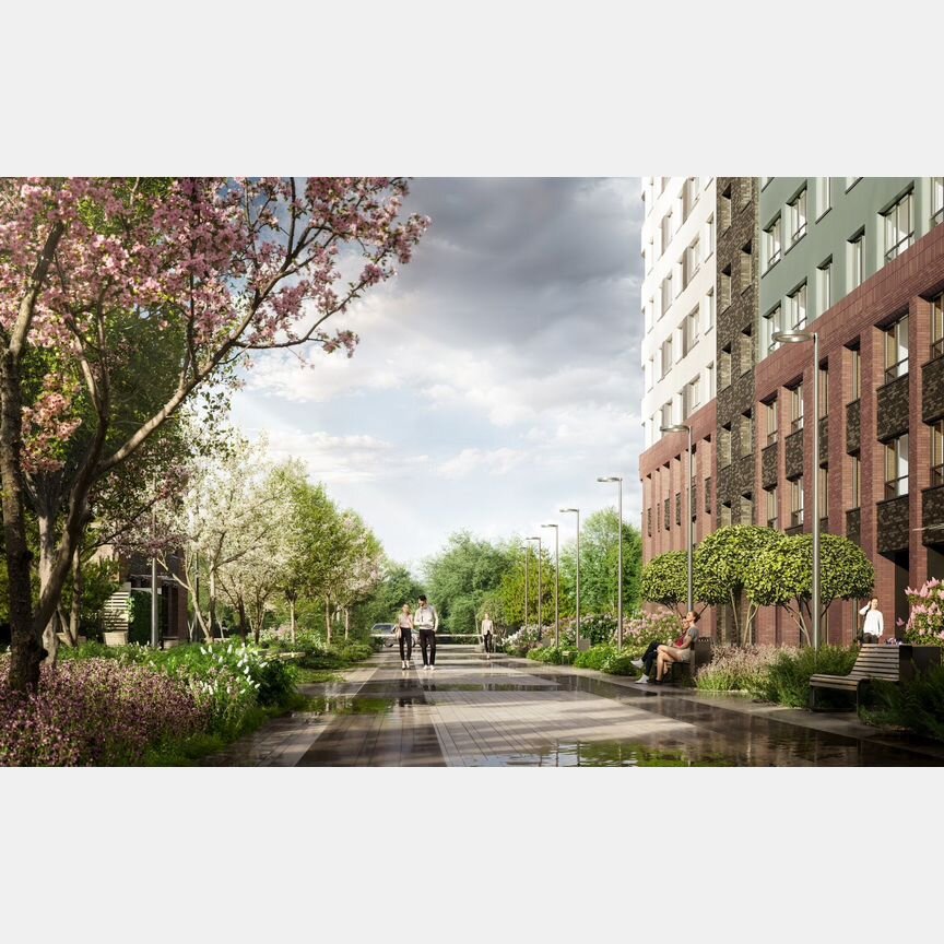 1-к. квартира, 35,1 м², 8/17 эт.
