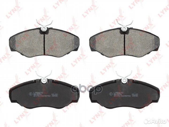 Колодки тормозные дисковые перед BD5751 LYN