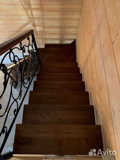 Лестница г-образная на дачу