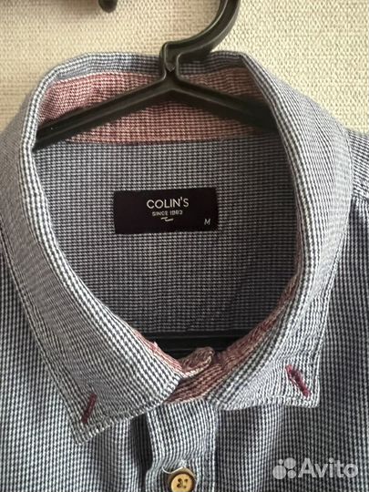 Рубашка мужская M хлопок colins
