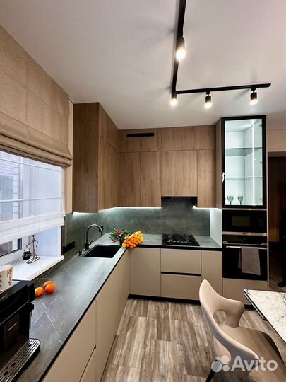 Кухня угловая с подсветкой