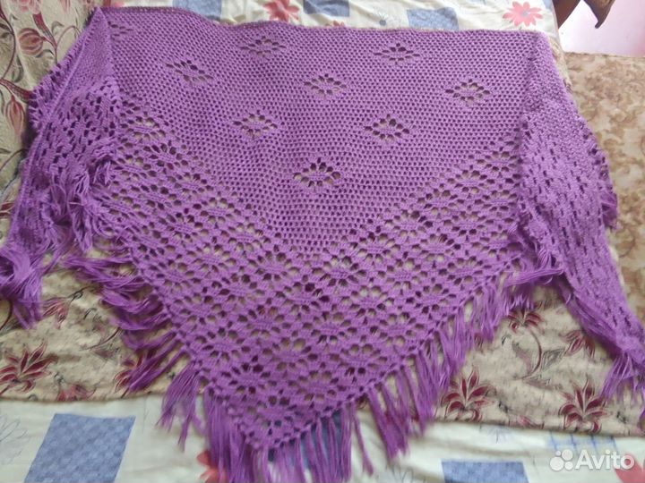 Шаль ручной работы