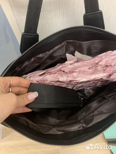 Сумка портфель мужская натуральная кожа