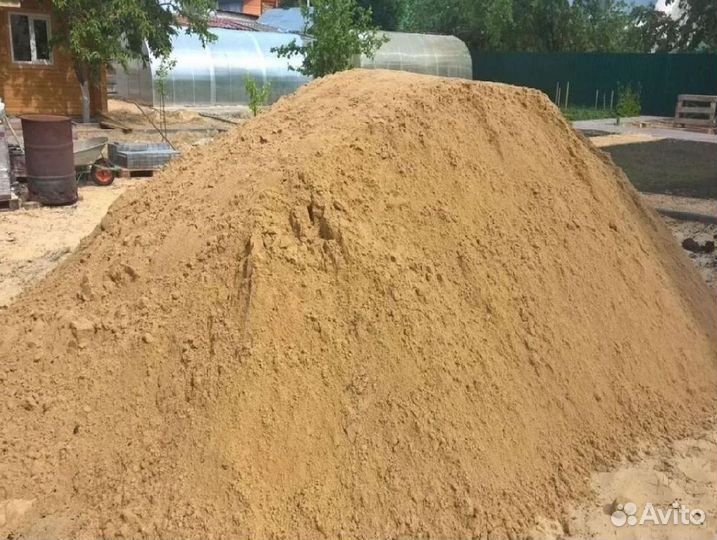 Песок сеянный доставка от 20 мешков