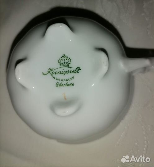 Часть сервиза Koenigszelt, Германия лотом