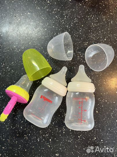 Бутылочки для кормления pigeon и нимблер canpol