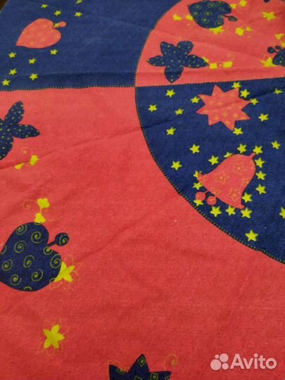 Скатерть новогодняя круглая