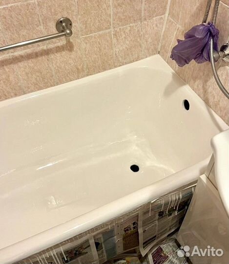 Реставрация ванн жидким акрилом и мрамором