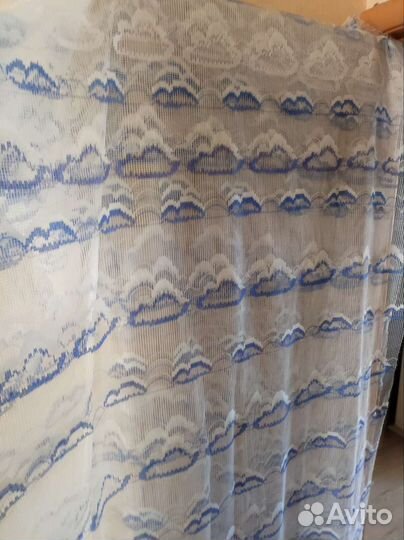 Новая тюль. Размер полотна 5,40 x 2,45 м