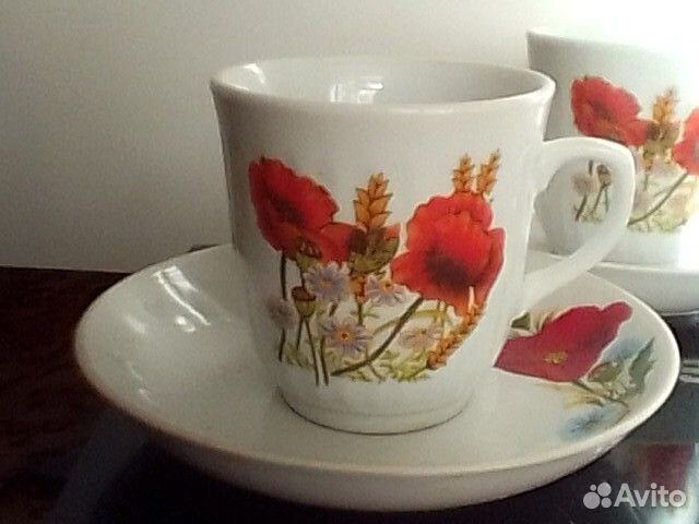 Чайные и кофейные наборы, кружки, тарелки СССР