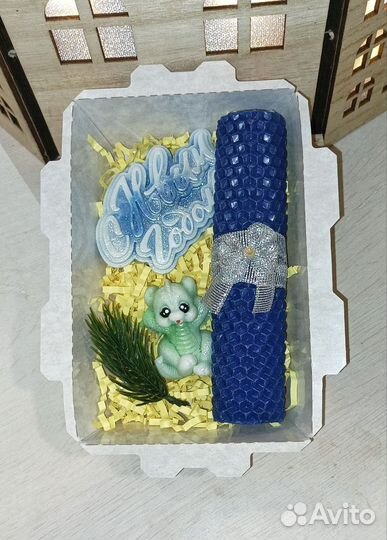 Новогодние подарки. Мыло ручной работы, свечи