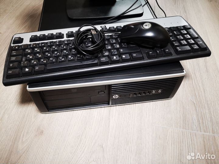 Офисный компьютер hp, комплект