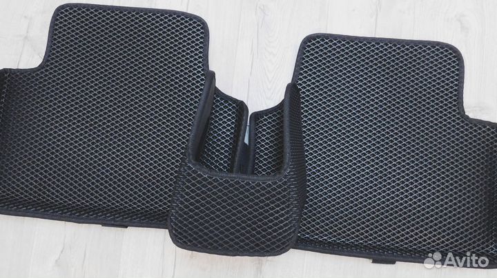 Eva коврики с бортами октавиа а7