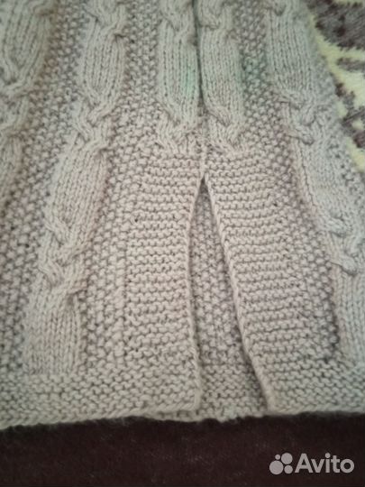 Женский кардиган 48 50 длинный