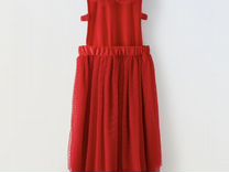 Красное платье Zara 104 новое