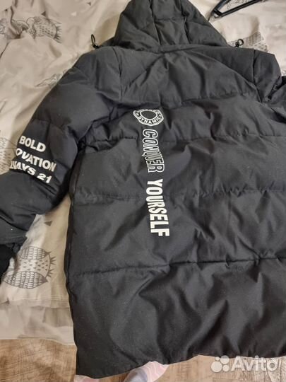 Мужская зимняя куртка парка подростковая бу