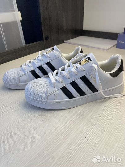 Кеды белые Adidas superstar 42