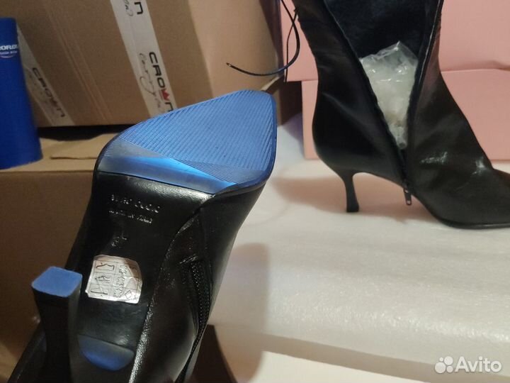 Полусапожки натуральная кожа Италия