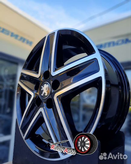 Диски на peugeot r16 5x118 черный глянец
