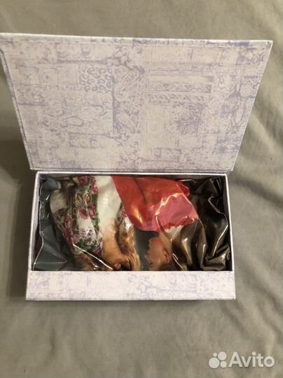 Шарф шелковый павлопосадский 190 см