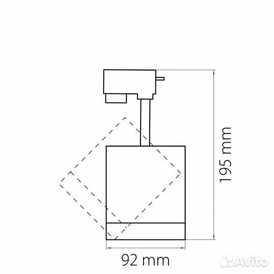 Светильник потолочный светодиодный