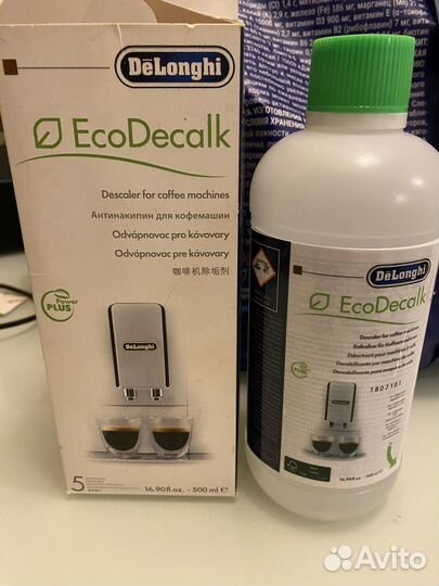 Ecodecalk delonghi средство от накипи кофемашин