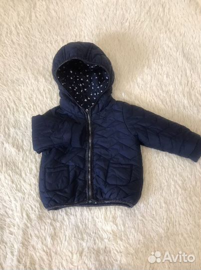 Двухсторонняя курточка для девочки до 1,5 лет