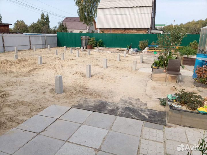 Монтаж забивных жби свай, жби сваи