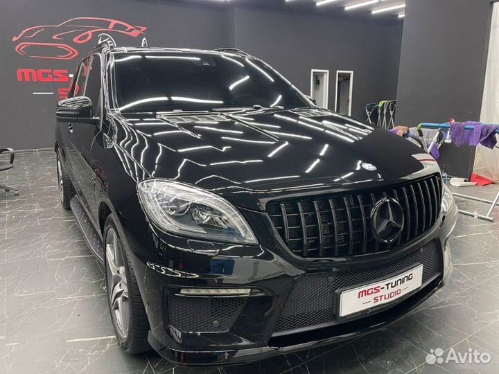 Решетка GT style black Mercedes ML-class W166