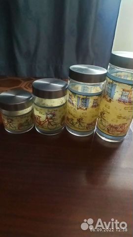 Банки под сыпучие, стекло