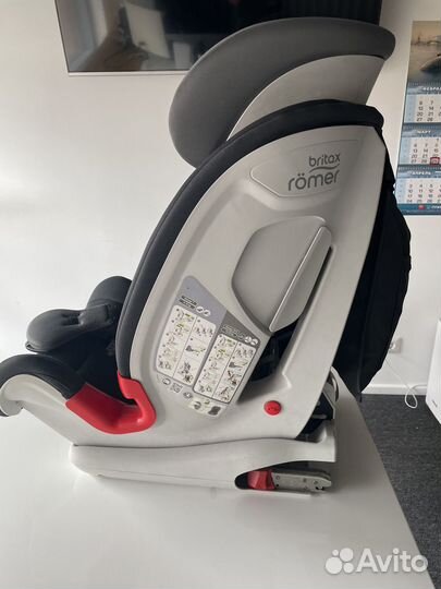 Детское автокресло 9 до 36 кг britax romer isofix