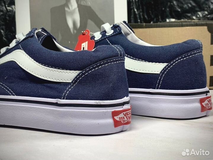 Кеды vans синие