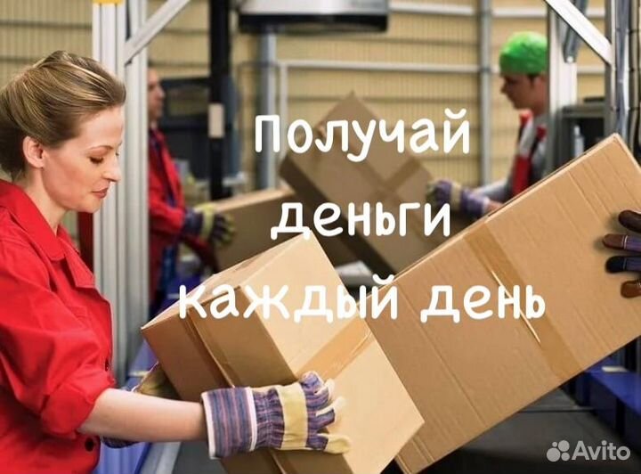 Укладчик упаковщик / выплаты ежедневно