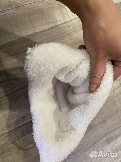 Шапка теплая на девочку на год новая