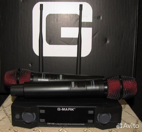 Радио микрофоны вокальные C-Mark 2шт Pro AA R&B