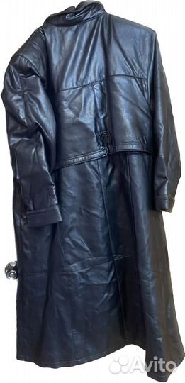 Кожаный тренч