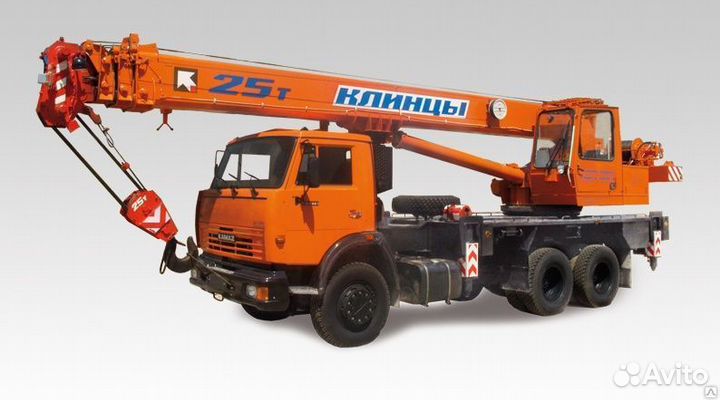 Аренда и услуги автокрана, 32 т, 31 м, с гуськом 9 м