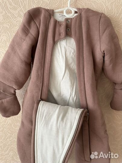 Комбинезон тёплый хлопок 74