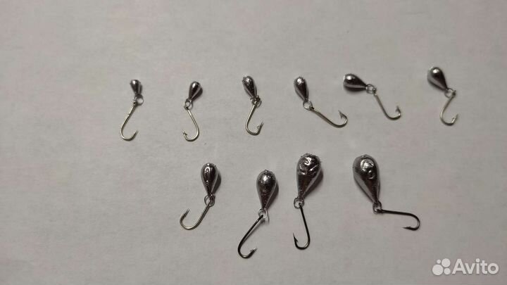 Груз для рыбалки мормышка одноухая,микро чебурашки