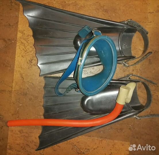 Ласты и маска для подводного плавания (ссср)