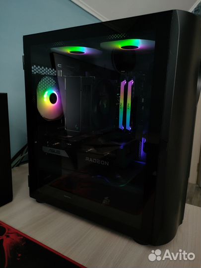 Игровой пк Ryzen 5 5500/16gb ddr4/rx 6600 8gb