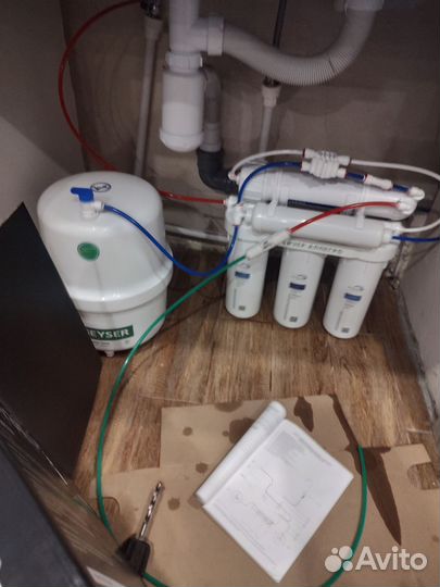 Обратный осмос на тройной фильтр