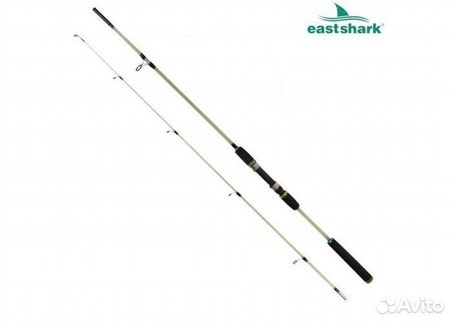 Спиннинг крокодил прозрач с тросом 60-150гр 2,4 м