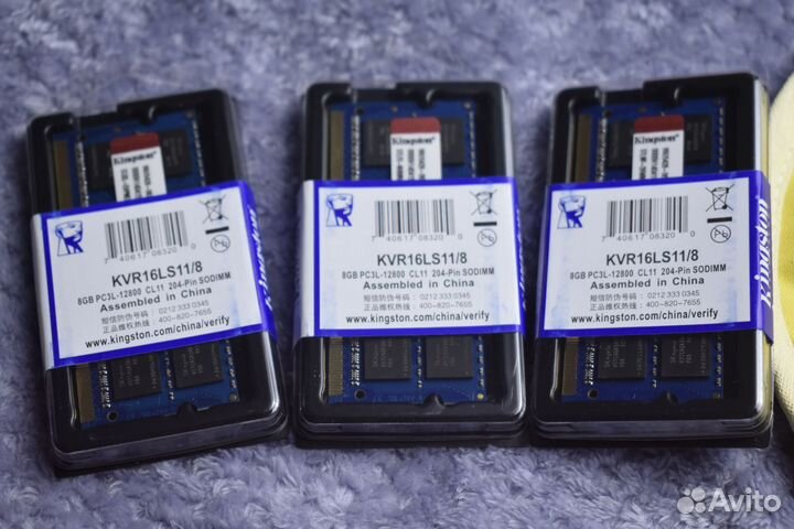 DDR3 8GB 1600 Mhz sodimm Kingston Новая