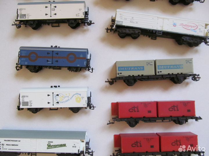 Железная дорога TT 12 мм вагоны модели не piko