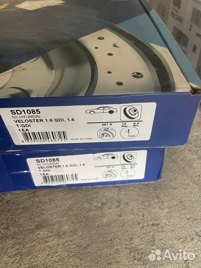 Новый комплект тормозов Hi-Q на kia,hyundai